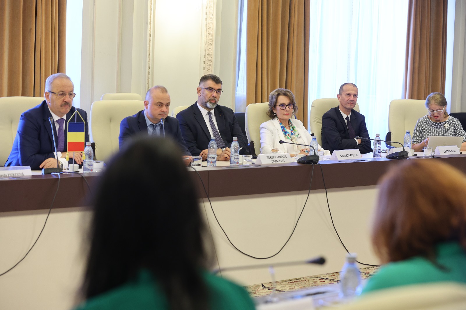 Participarea senatoarei Nicoleta Pauliuc, președinta Comisiei pentru apărare, ordine publică și siguranță națională la întrevederea comisiilor parlamentare reunite pentru afaceri europene cu delegația Comisiei pentru afaceri ale Uniunii Europene din Bundestag